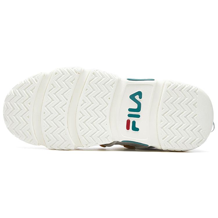 New FILA Barricade Vntg Gs White/Yellow/Green Women's F12W031218FSH