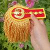 1Pair Multipurpose Tassel Fringe Epaulets Colorful Jackets Overcoats Epaulett  for Drum Horn Band