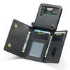 DG.MING M5 Series for Samsung Galaxy Z Flip3 5G Case RFID Blocking Card Slots Leather+PC Phone Cover