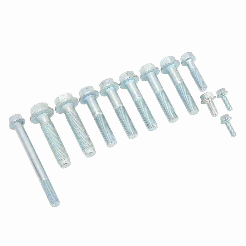12-teiliges Getriebeschrauben-Set Komplettmetall-Ersatz für Acura B16 B18 B20 Hydro 5-Gang