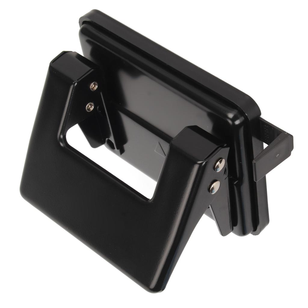 2 Hole Punch Handheld Antislip Effort Saving Heavy Duty Black Daily Paper Puncher for Classroom Offi