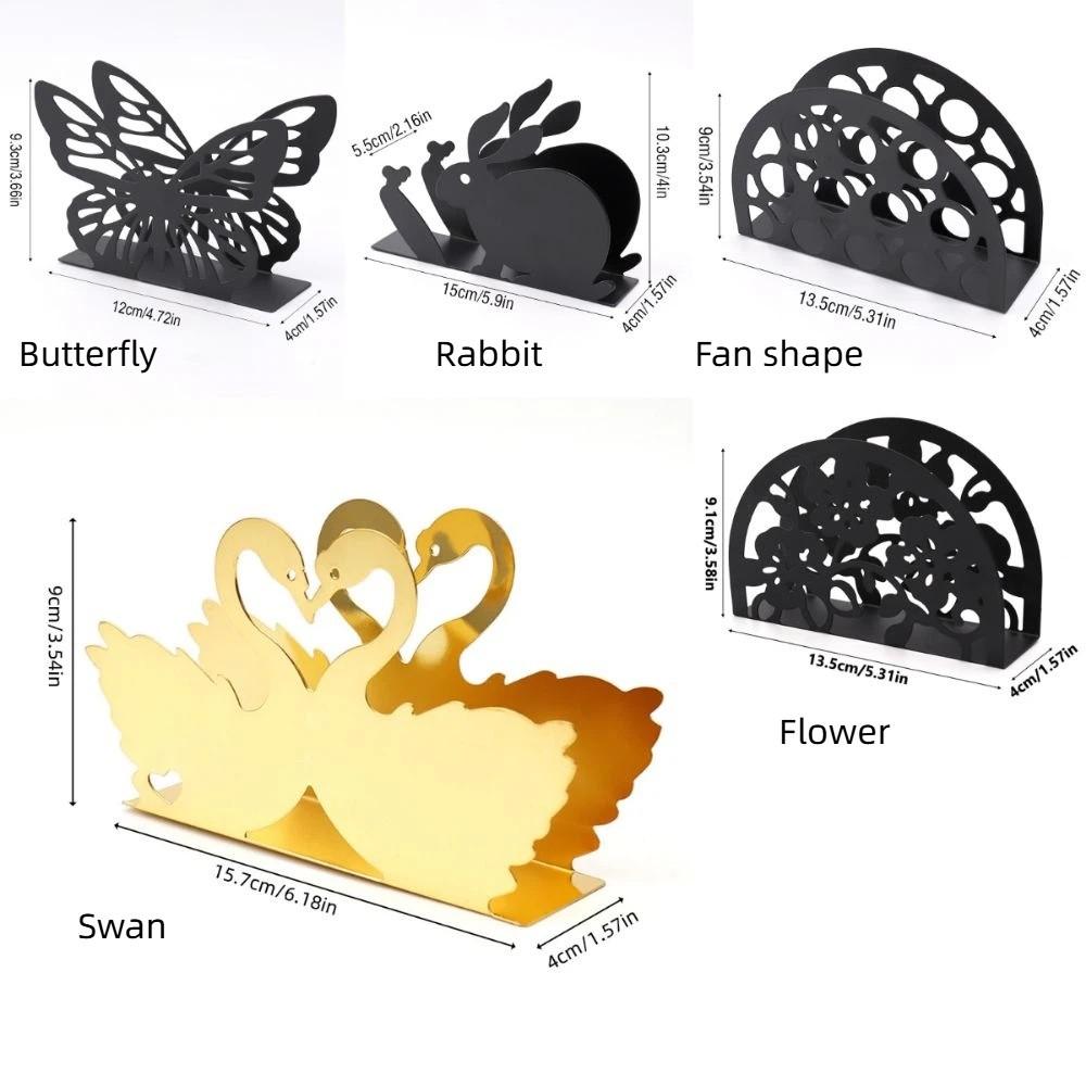 Iron Napkin Storage Vertical Design Napkin Organizer Paper Towel Holder  Restaurant