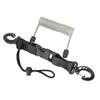 Spiral Coil Cable Anti lost Camera Flashlights Safety Leash for Diving Snorkelling Surfing Kayaking