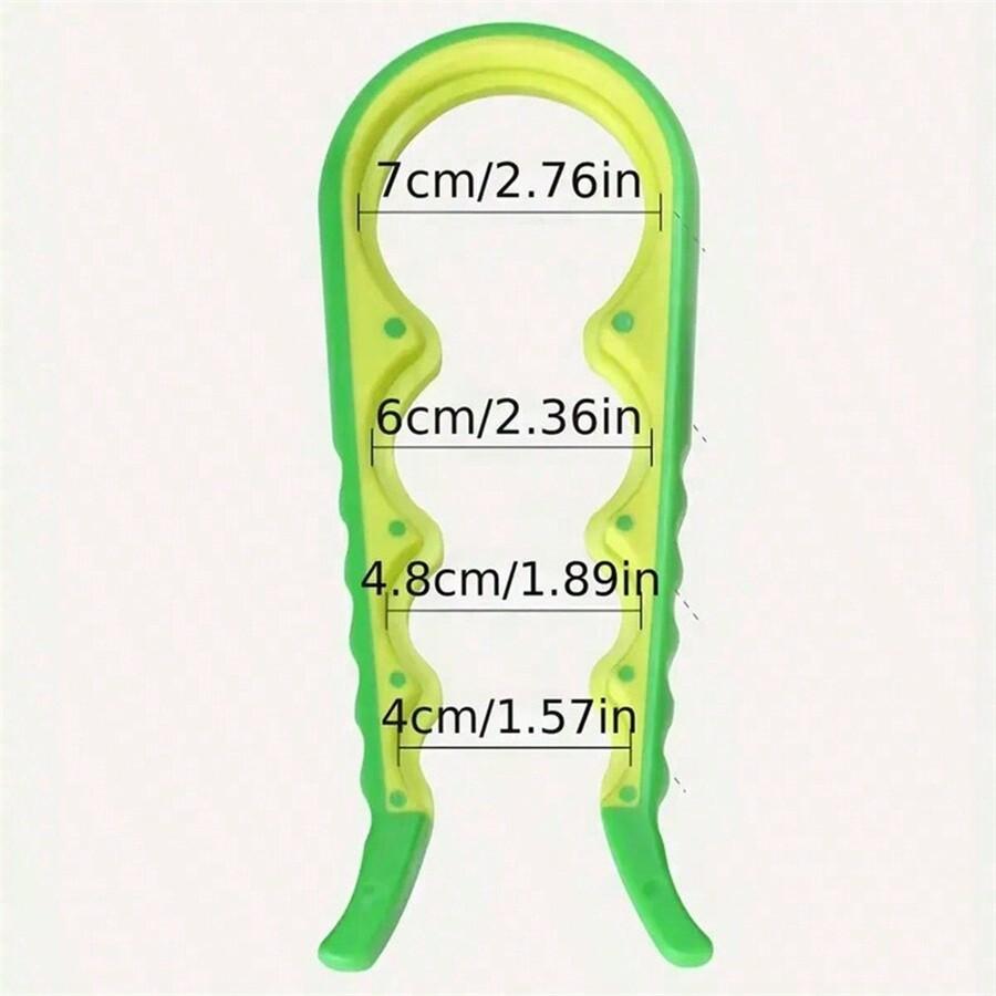 1 Pc 4-In-1 Jar Opener & Can Opener, Easy To Use For Weak Hands And Elderly - Kitchen Gadget, Convenient For Opening Jars, Cans, Bottles