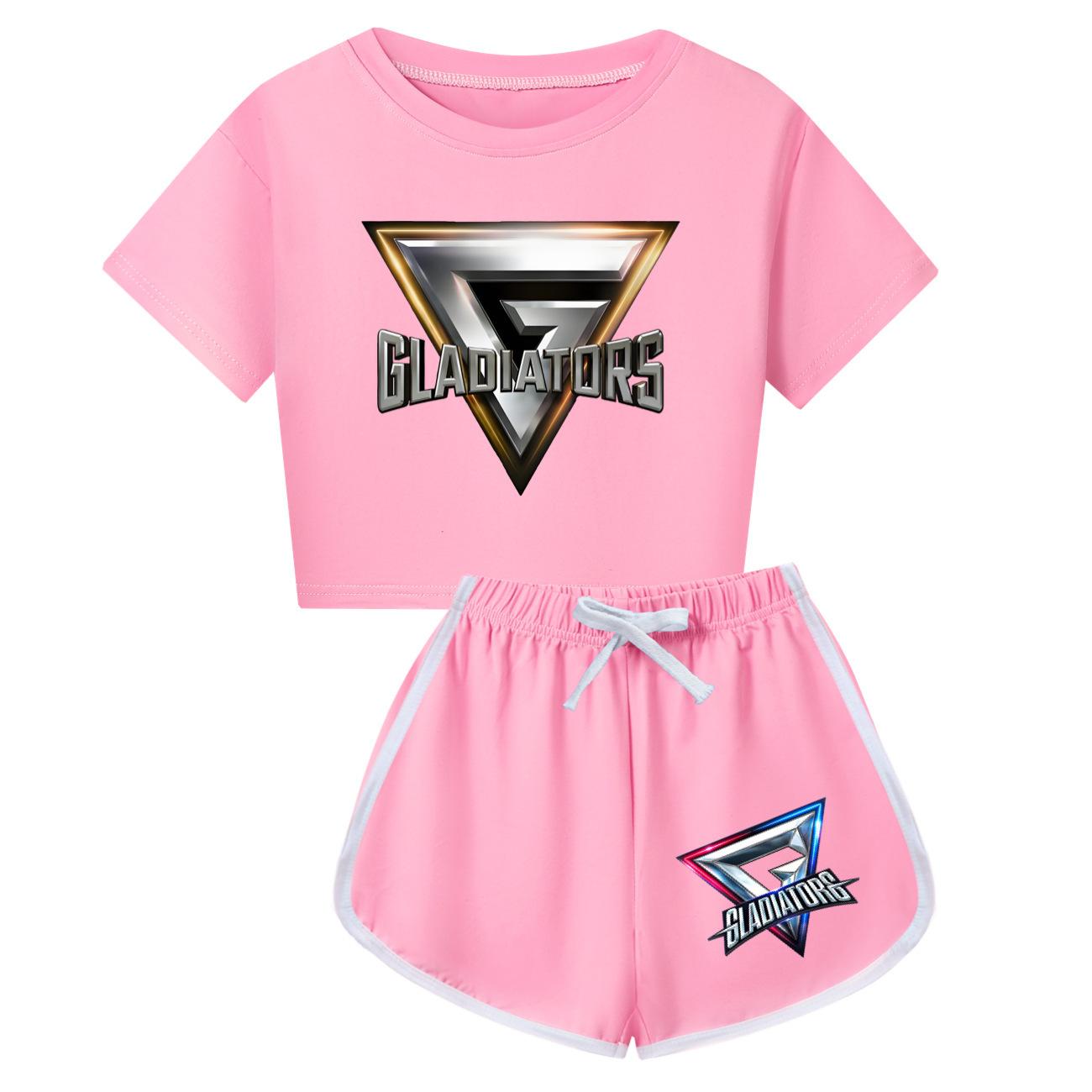 Family Matching Short Sleeve Pajama Set for Adults and Kids Soft Cotton Homewear 110
