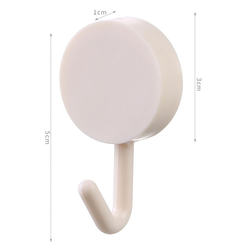 5/10PCS Self Adhesive Wall Hook Strong Without Drilling Coat Bag Bathroom Kitchen Towel Hanger Hooks Home Storage Accessories