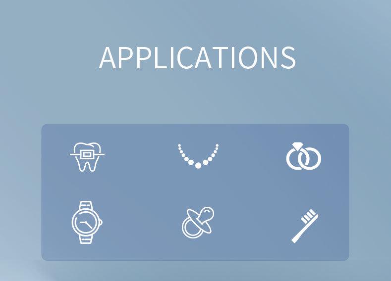 Ultrasonic Denture, Jewelry, Watch, Contact Lens & Toothbrush Cleaner