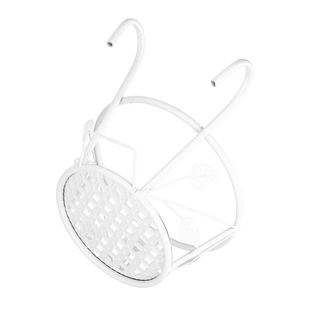 Hanging Flower Pot Rack Outdoor Plant Stand Railings Planter Containers Over The Rail Flower Pot Holder for Patio Garden Balcony