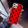Insect Seven-Star ladybug Phone Case For iPhone 17 Air 11 13 Mini 14 15 Plus 16 12 Pro Max 16E SE 7 8 Pattern Soft TPU Back Cove