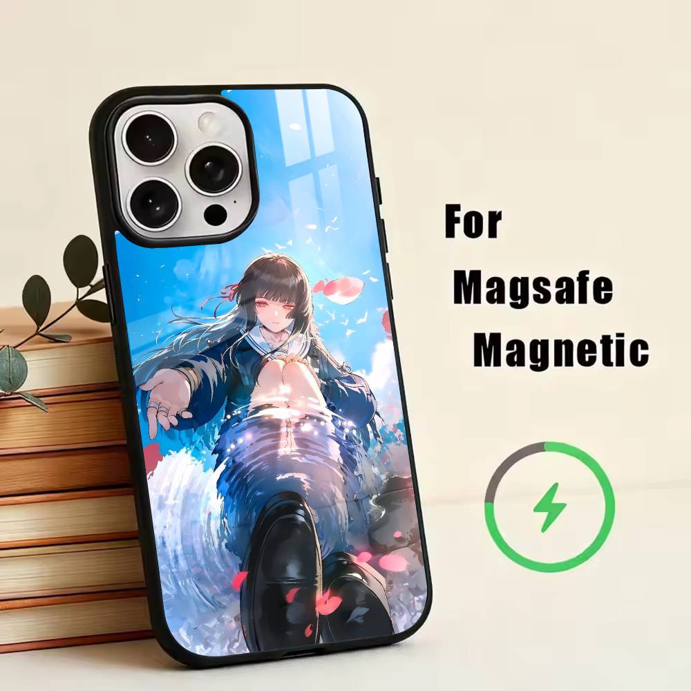 

Wuthering Waves Phone Case For iPhone17,16,15,14,13,12,11 Plus,Pro Magnetic with Magsafe Wireless Charging iPhone14PRO