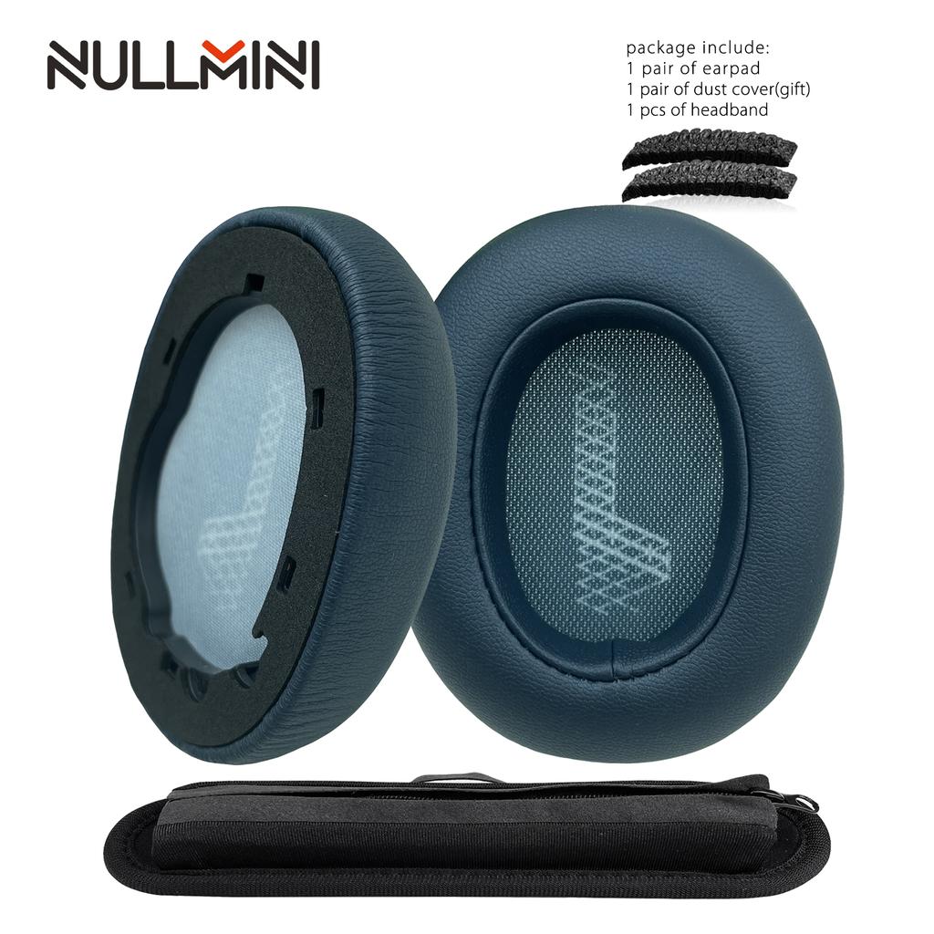 Náhradní náušníky NullMini pro JBL LIVE 650BT, 660NC, DUET NC, E65BTNC Náhlavní souprava Sluchátka Polštář do uší Sluchátka Proteinová kůže