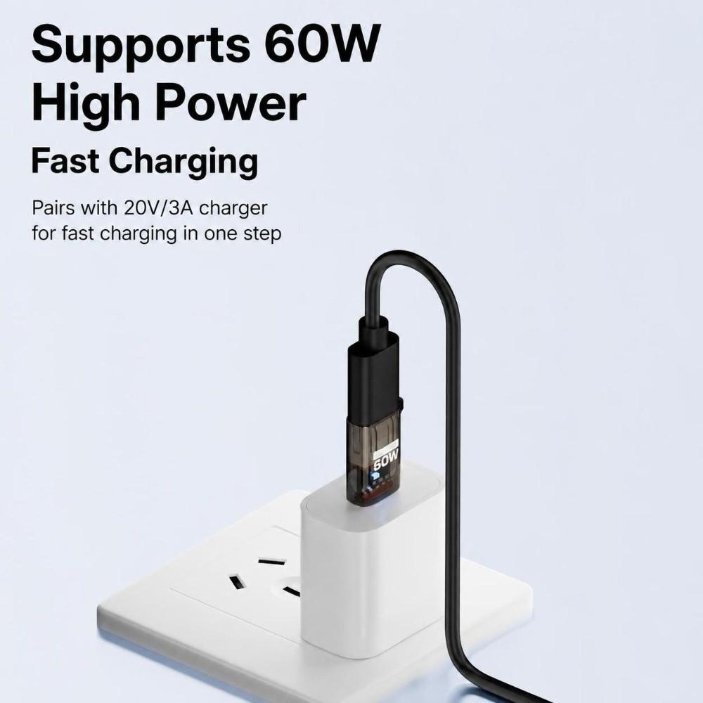 60W USB Extension Adapter Transparent USB Adapter USB Male To Female Adapter Vehicle Connection