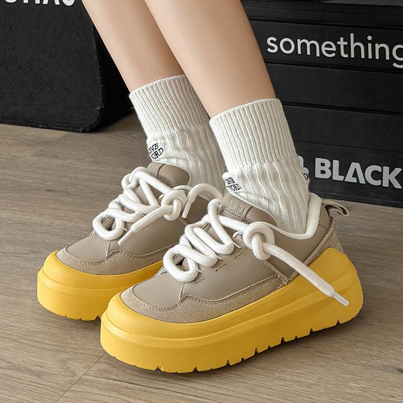 Large size shoes New leopard print casual sports shoes in autumn and winter Large size German training shoes