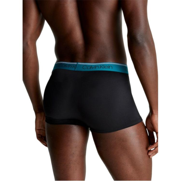 Calvin Klein Color Block Letter Jacquard Comfortable Low Rise Underwear 3 Pack Men Underwear Black NB2569A-N2L