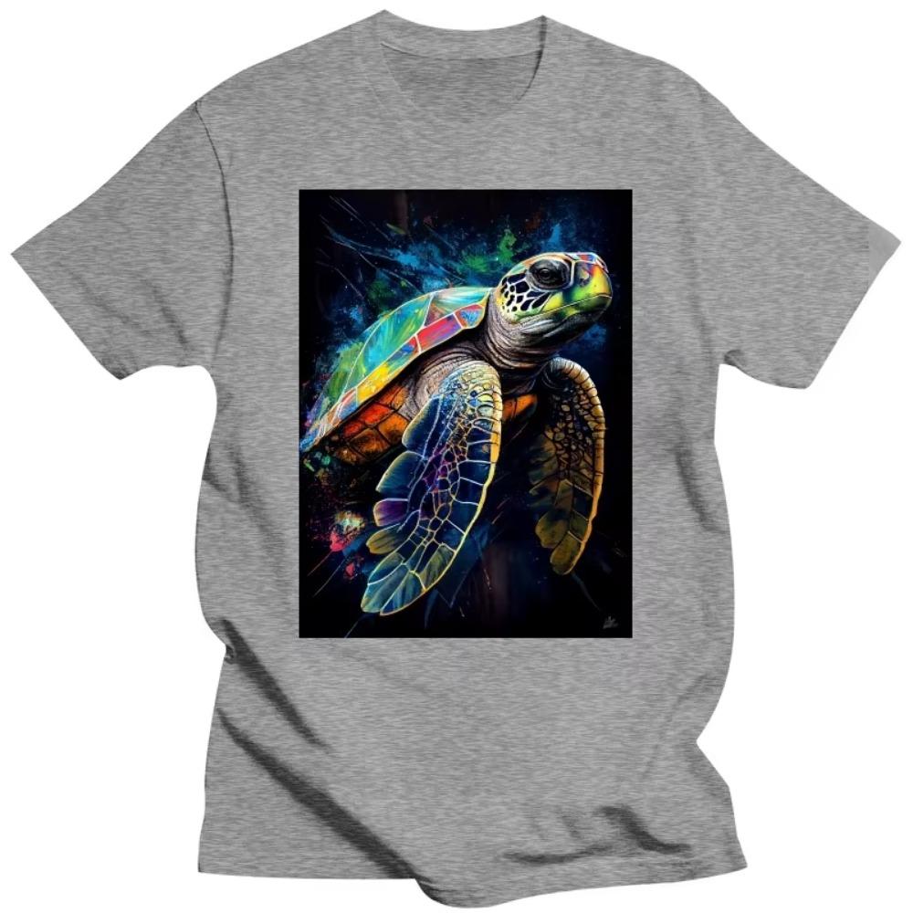 Sea Turtle Beach Lover Ocean Animal T Shirt Tee Tops Round Neck Short-Sleeve Fashion Tshirt Clothing Casual Basic T-shirts