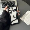 Matte Matte Hollow Snake Pattern Mobile Phone Case for Samsung S24ULTRA Heat Dissipation S25ULTRA Trend S23U