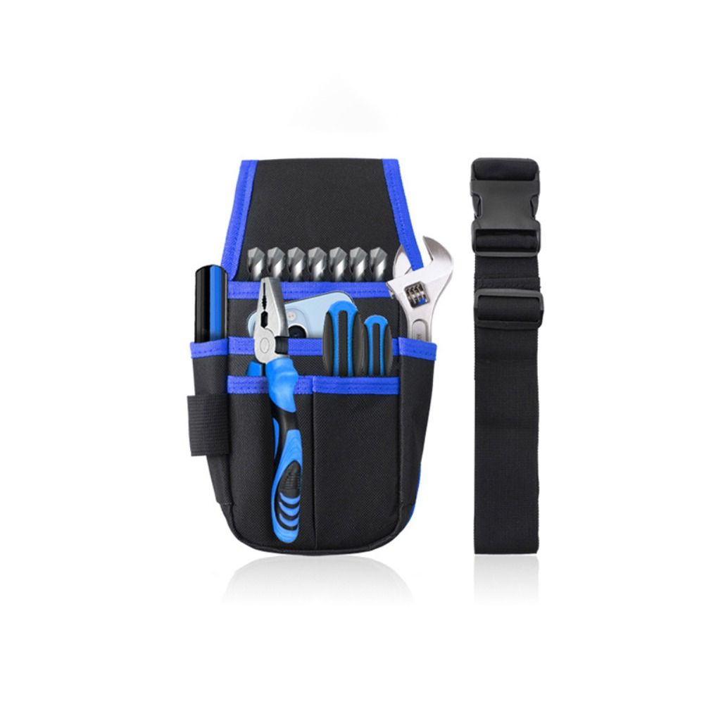Wear-resistant Tool Waist Pack Multi-pocket Tools Storage Bag Durable Hardware Tools Pouch  Install