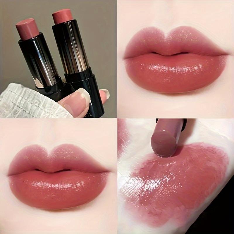 Luxurious Dewy Glossy Lipstick Long-Lasting Non-Sticky Lip Stain Radiant Mirror Shine Nourishing Moisturizing Lipstick Ideal for Daily Makeup