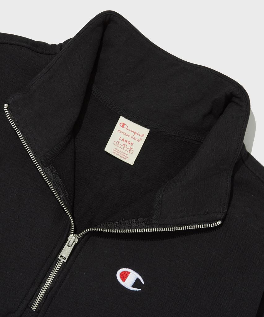 CHAMPION Reverse Weave 120 Half Zip Pullover Black