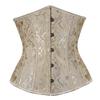 Elegant Underbust Corsets for Women Vintage Floral Bustier Lingerie Costume Tops, Sexy Waist Cincher