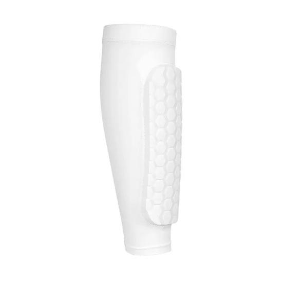 1Pc Shin Guards Sock with Honeycomb Pads Lightweight Ski Soccer Shin Pads Sock Non-slip Elastic Compression Calf Sleeve Protective Gear