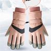 Women's Waterproof Winter Ski Gloves, Warm Fleece Lined, Anti-Slip Touchscreen Gloves for Snowboarding, Skiing
