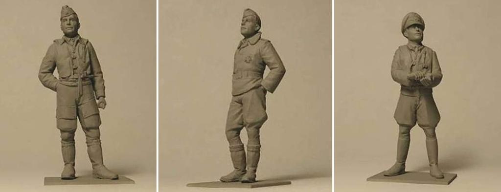 ICM WWII German Air Force Pilot Set Plastic Model Kit 32101 1/32 (1939-1945)