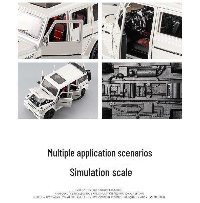 Large 1:24 Mercedes-Benz G65 Alloy Car Model with Sound and Light, Pull-Back, for Boys - Hot Sale In Taiwan Province.