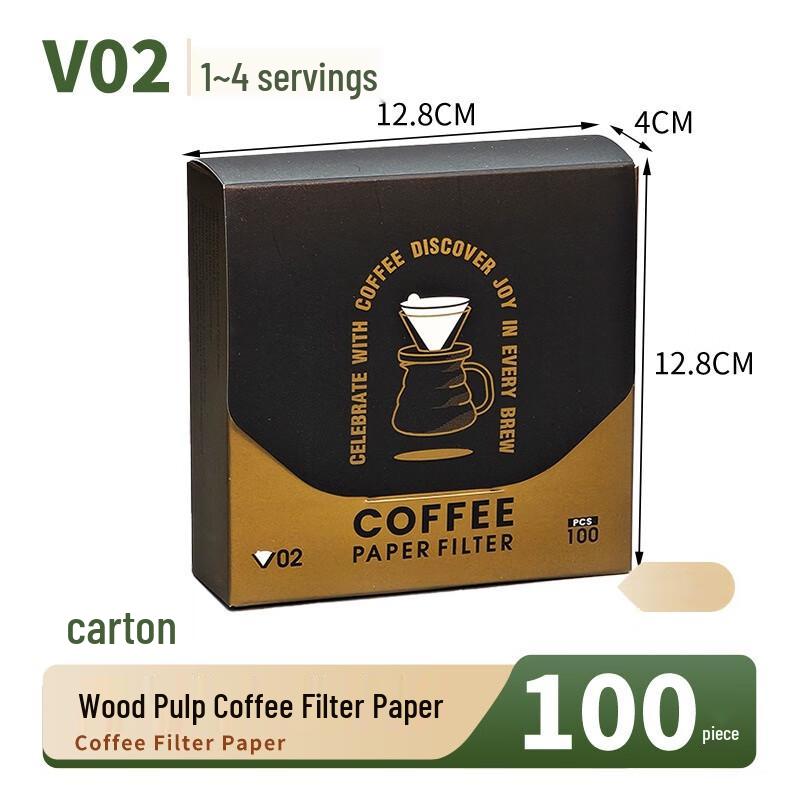 Chu anbao V02 Natural Pour-Over Coffee Filter Paper
