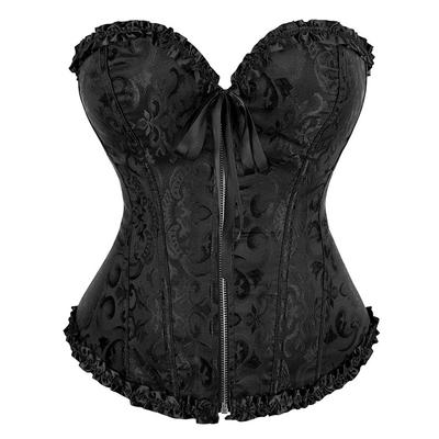 Palace Corset with Lace Zipper Shapewear, Wedding Corset Support