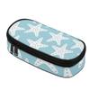 Pencil Bag Multi Compartment 300D Polyester Zipper Closure with Mesh Pocket Removable Divider and Pen Slots for Boys Girls