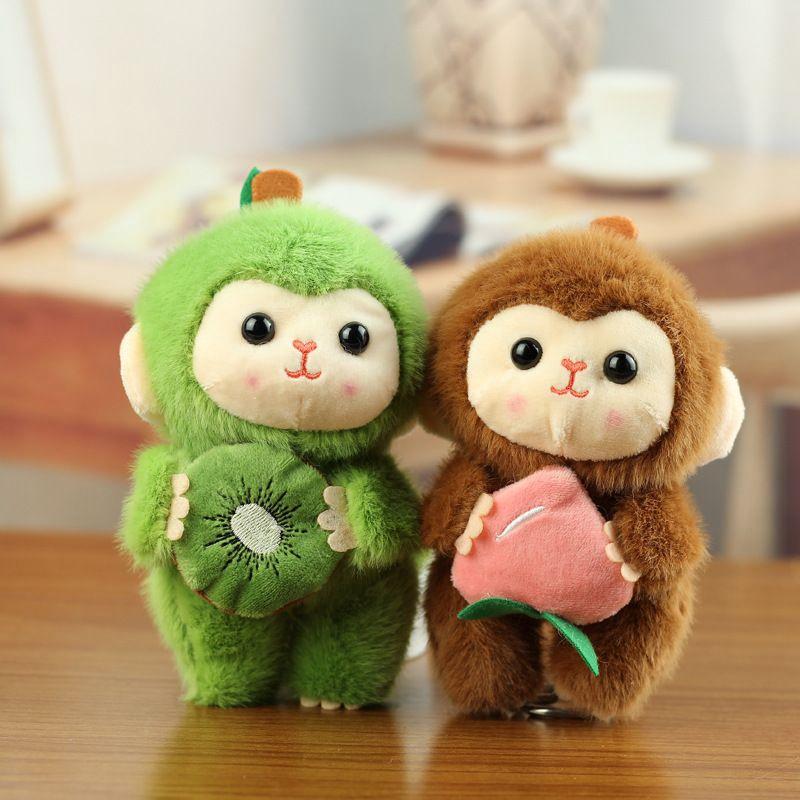 15CM Cute And Small Monkey Plush Toy For Girls And Baby Accessories Creative And Adorable Animal Festival Gifts