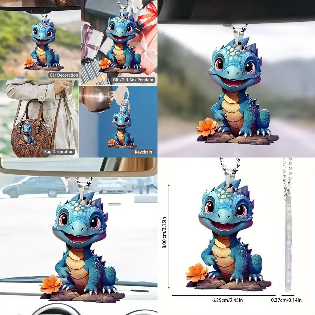 Christmas Acrylic Colorful Tree Car Ornament Bringing Festive Spirit To Home And Decor Auto