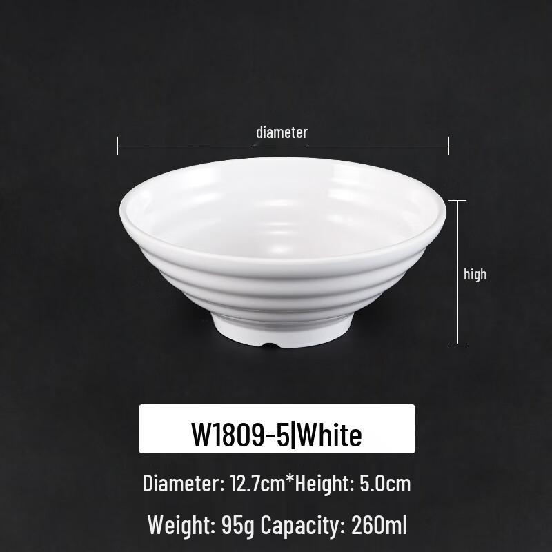 Commercial A5 Melamine Noodle Bowl