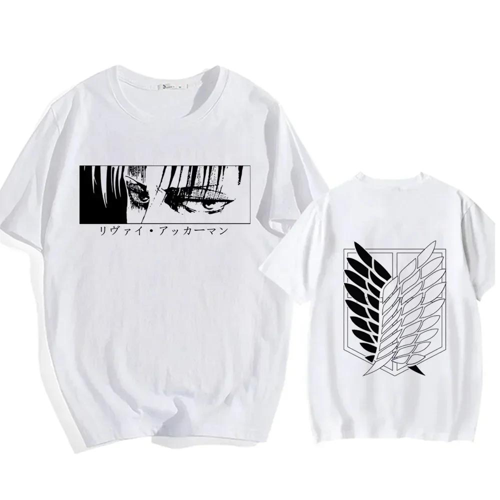 Attack On Titan Japanese Anime T-Shirts For Men And Women, Printed Cotton Short Sleeve T-Shirts, Oversized Fashion T-Shirts