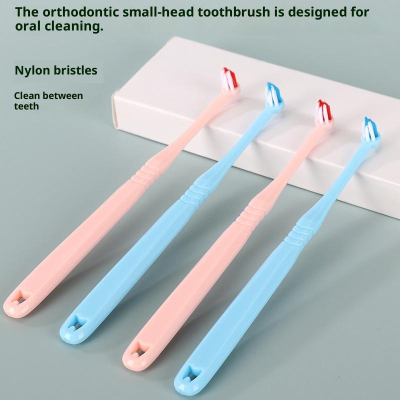 1/2/5 Pcs Small Head Single-Beam Soft Teeth Cleaning Toothbrush Interdental Brush Soft Hair Implant Adult Oral Care Tool