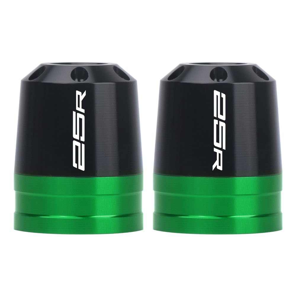 

MotHeart Motorcycle Bar End Sliders for Ninja ZX-25R 2021-2022 Motorcycle Handlebar End Protector Bike зелёный