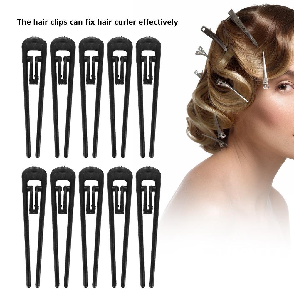 

Пластиковые термостойкие бигуди для волос с большой ручкой, ручные инструменты для укладки волос 10 Clips