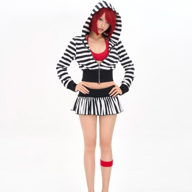 2026 Striped Pleated Mini Skirt Women Sexy Fashion Short Streetwear
