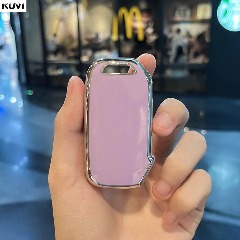 Tpu Car Key Case Cover Shell Fob For Kia Sportage Kia Ray Sorento Soul Telluride Cerato K5 K8 Keychain Keyring