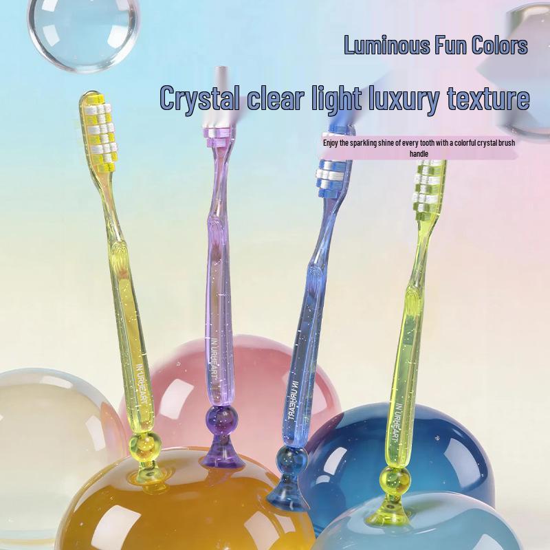 Soft Bristle Wide Head Toothbrush for Gum Protection - Adult Luxury Oral Care