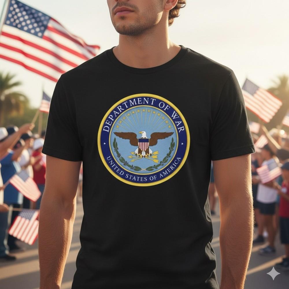 Department of War United States of America Seal T-shirt– Vintage Military Seal   Unisex T-Shirt S
