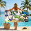 Frieren Fashion Beach Towel: Ideal for Summer Adventures Soft, absorbent and quick drying suitable for swimming and bathing