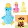 Dog Plush Duck Toy Squeaky Dog Chew Toy Soft Stuffed Duck Toy Relieves Boredom for Small To Large Dogs Puppy Teething
