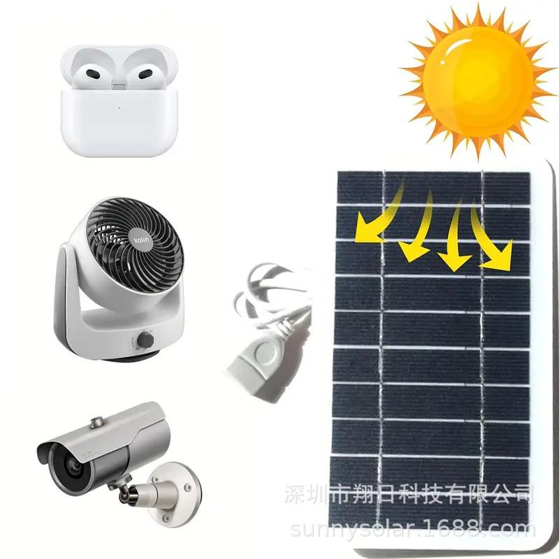 

Xiangri Уличная водонепроницаемая солнечная USB-зарядка - 5В/2Вт/6В