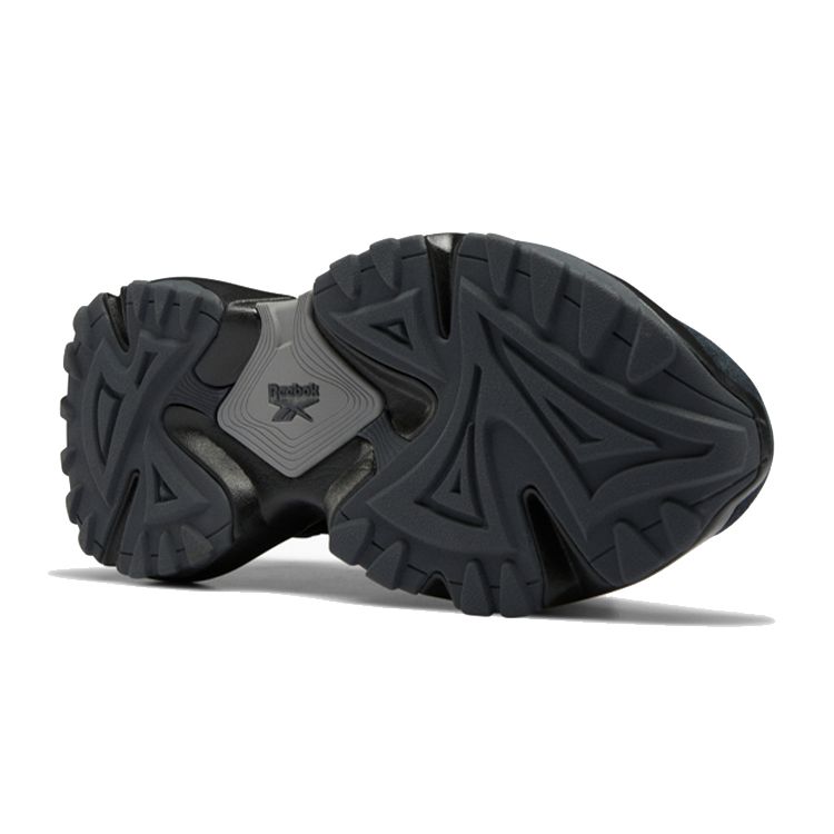 Reebok Fluffipuff Lace-Up Low-Top Dad Sneakers Unisex Sneakers Black HP7489