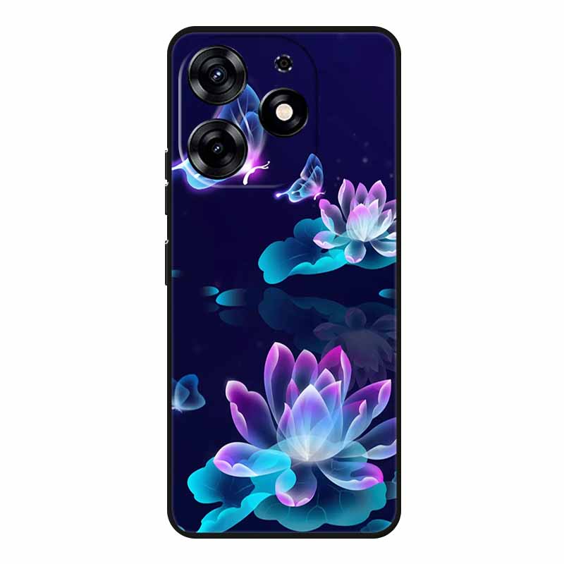 For Tecno Spark 20 Pro Case Wolf Soft Silicone TPU Back Cover Phone Cases For Tecno Spark20 Pro KJ6 Cute Animals Protector Funda