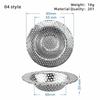 Kitchen Sink Filter Stainless Steel Mesh Sink Strainer Filter Sewer Mesh Strainers Bathroom Sink Strainer Drain Hole Filter Trap