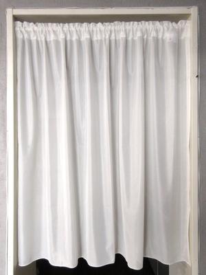 In Mirror Lace Cafe Curtain 140cm X Length [Made Japan] Flame-retardant UV-cut (M-127) Off-white (Width 110cm)