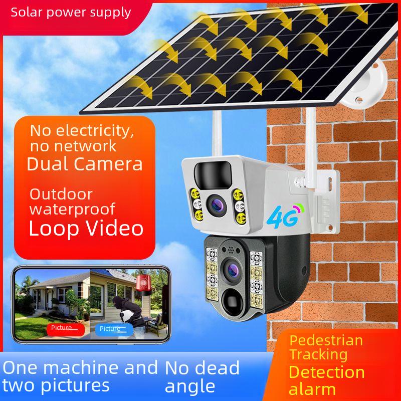

V380 Solar-Powered 360° HD Night Vision Camera for Home & Outdoor Use